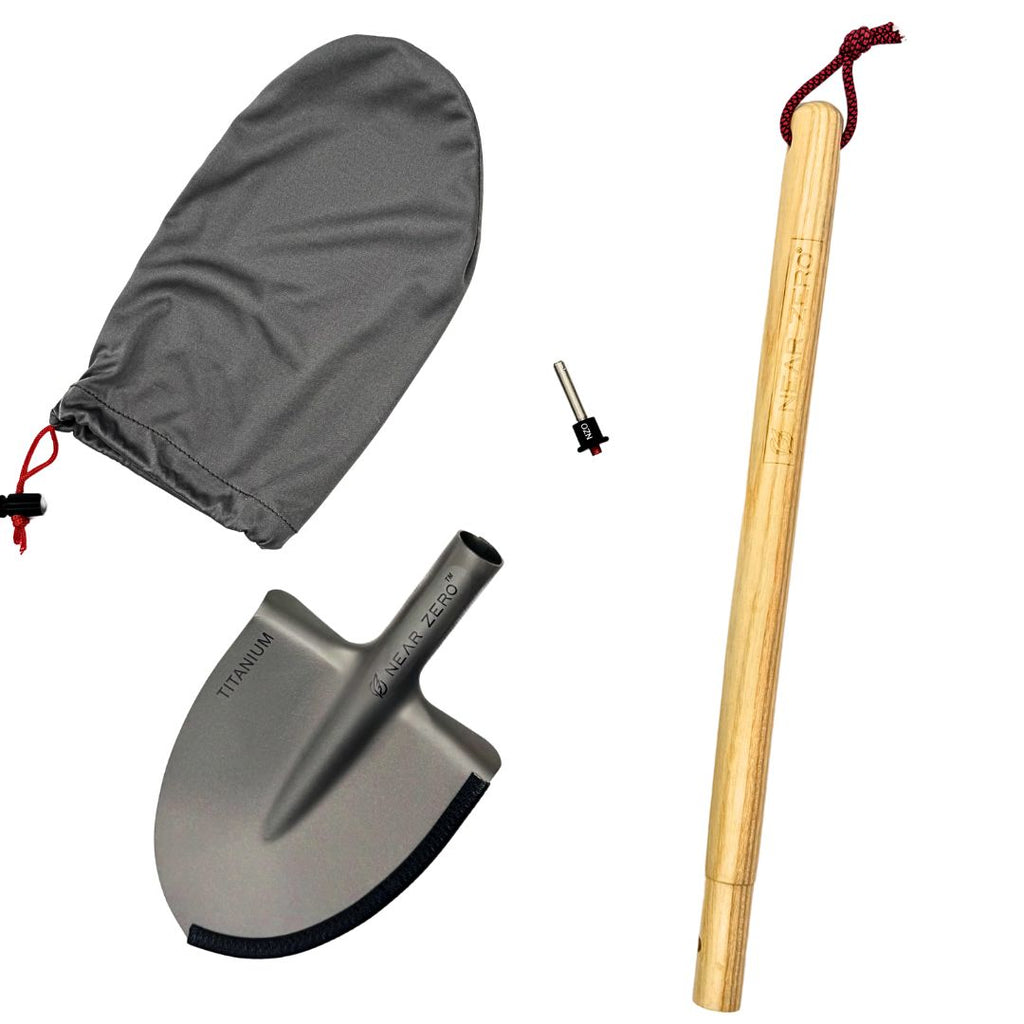 Ultralight Titanium Backpacking Shovel – Outdoor Camping & Survival Tool