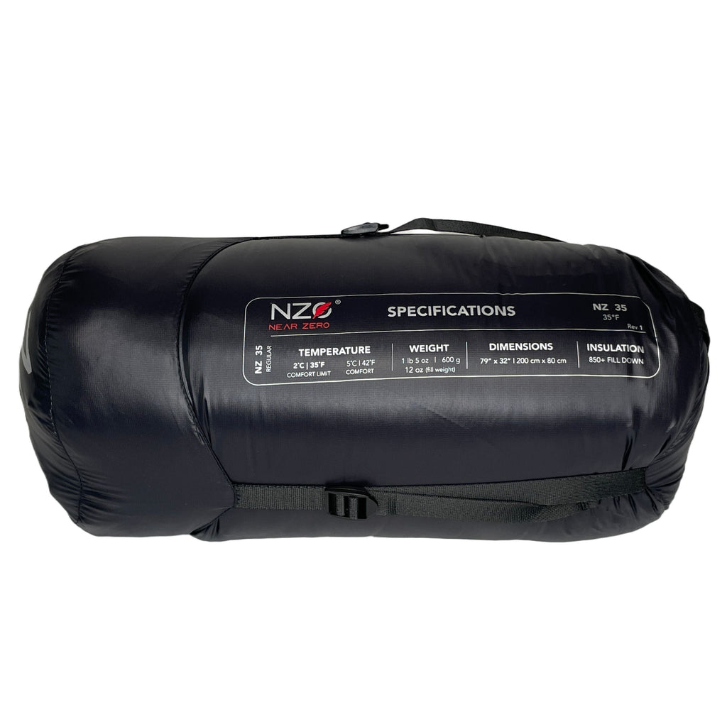 35 °F NZ Mummy Sleeping Bag – Ultralight Backpacking Down Bag