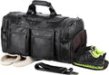 Waterproof Leather Large Carry-On Bag – 52L Vintage Vegan Duffel