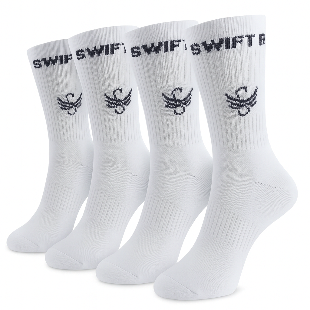 White Men’s Socks (Pack of 2)