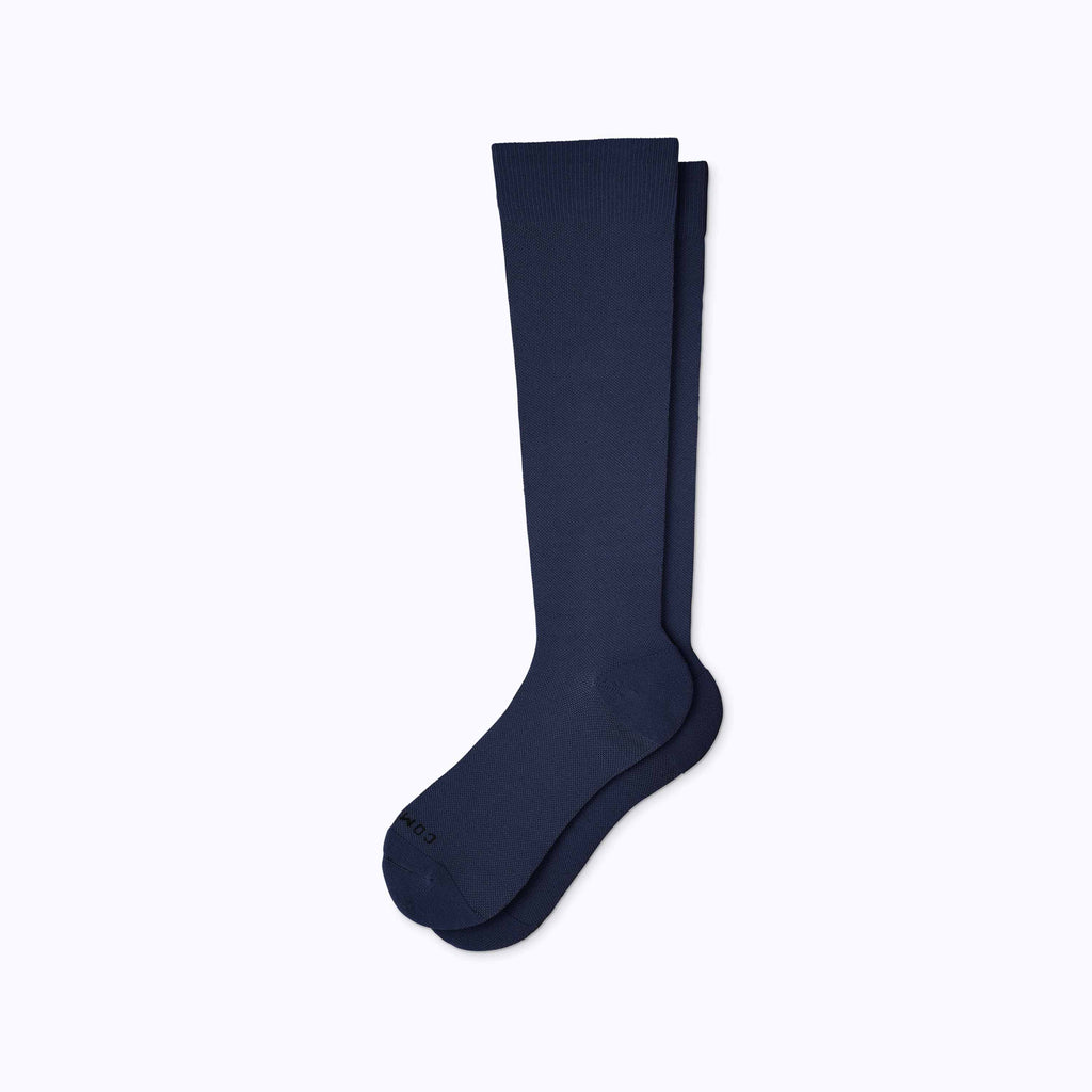 Knee-High Compression Socks – Solid Navy
