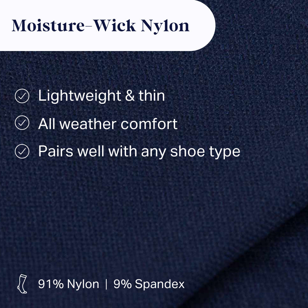 Knee-High Compression Socks – Solid Navy